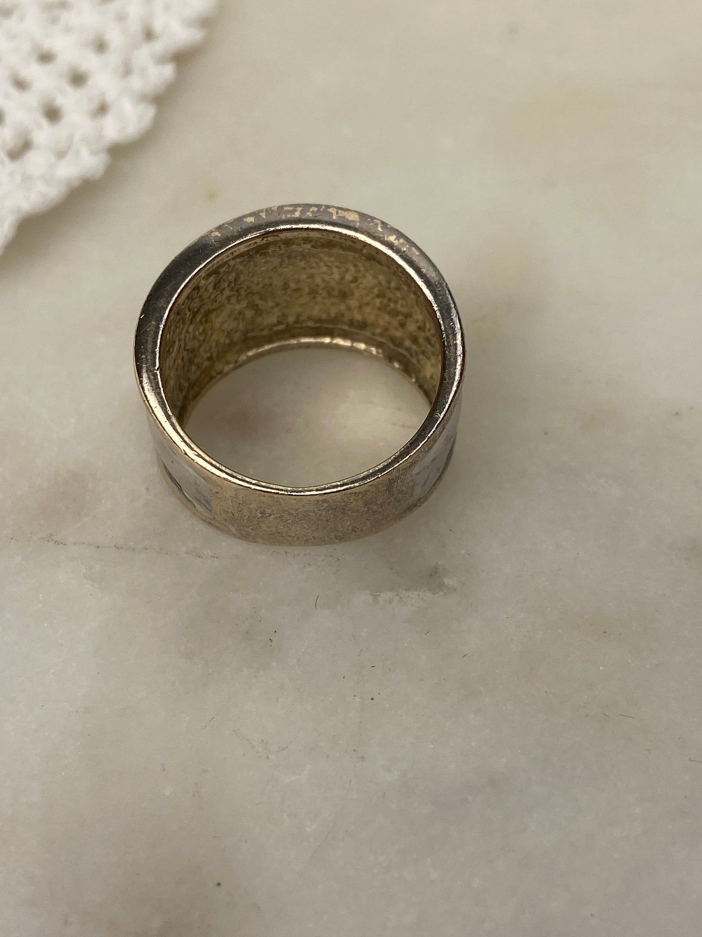Wide Ribbed Stirling Silver Ring by SETA | 925