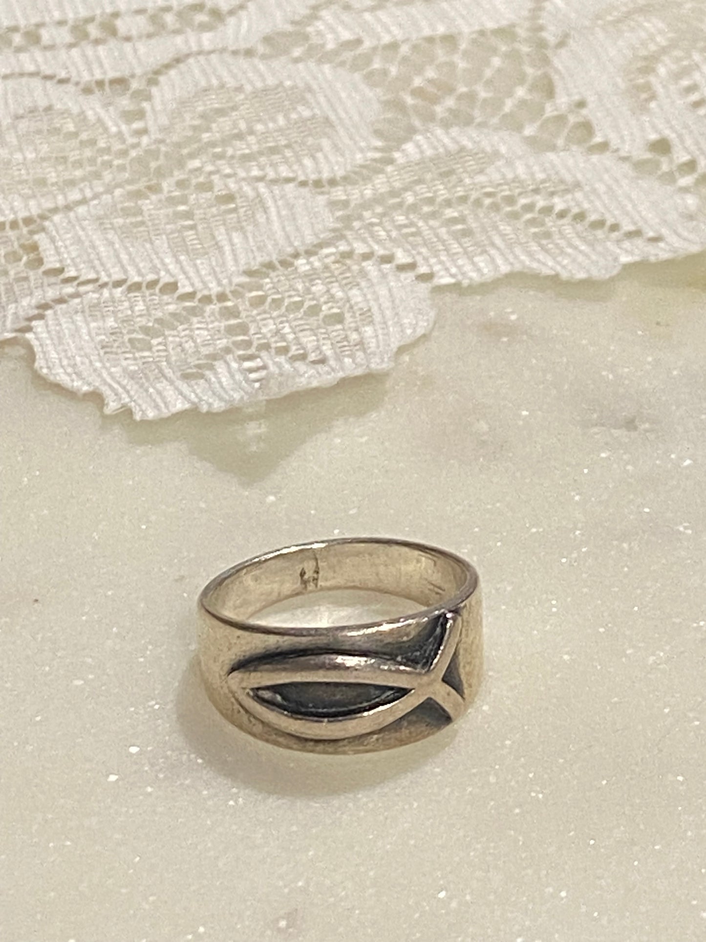Sterling Icthus Ring by James Avery