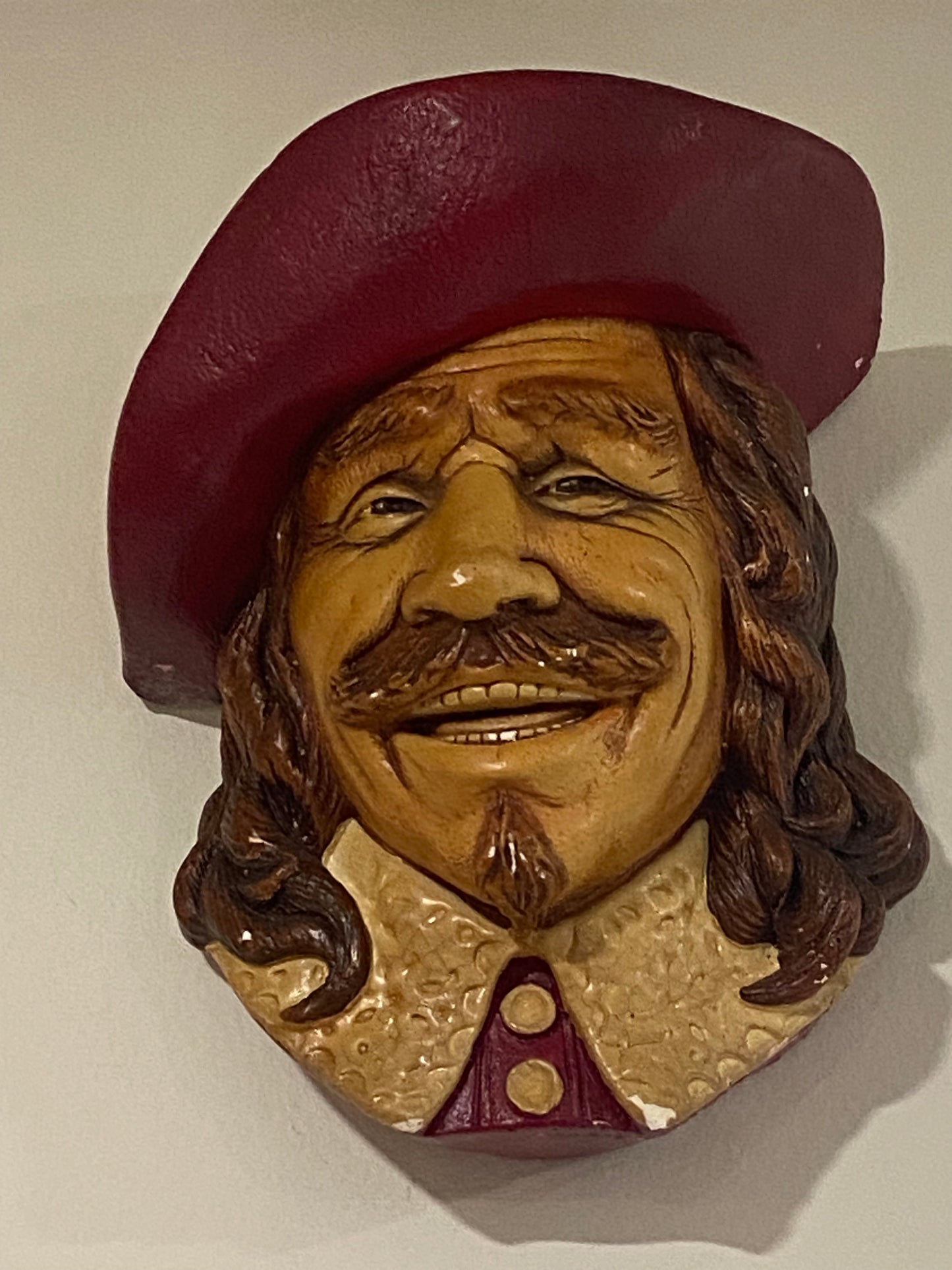 Vintage Chalkware Heads