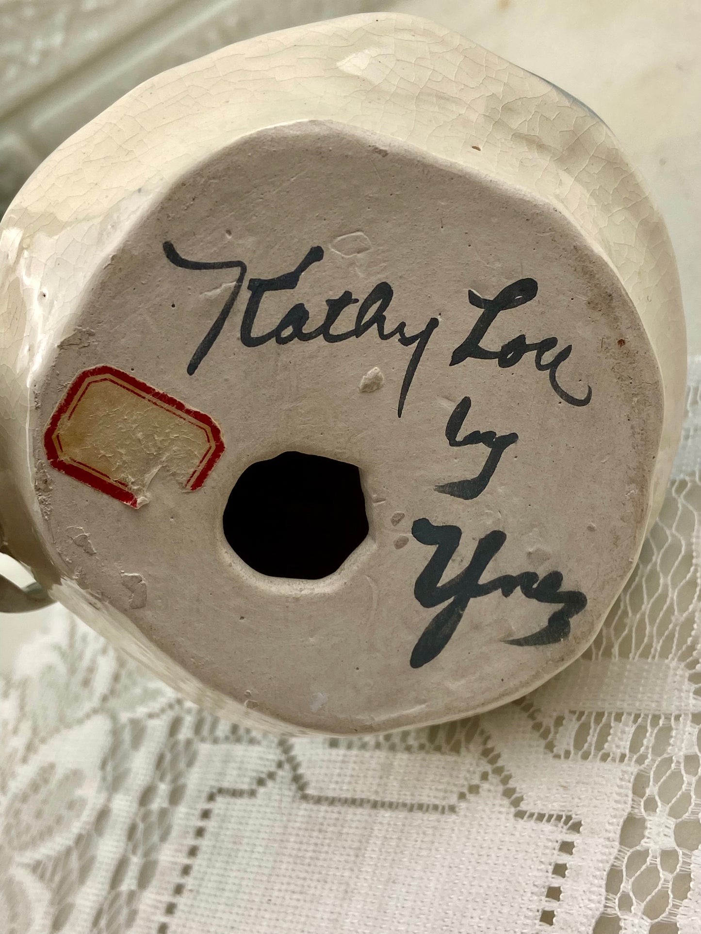 Rare Collectible Ceramic ‘Kathy Lou’ Figurine by Ynez Pottery