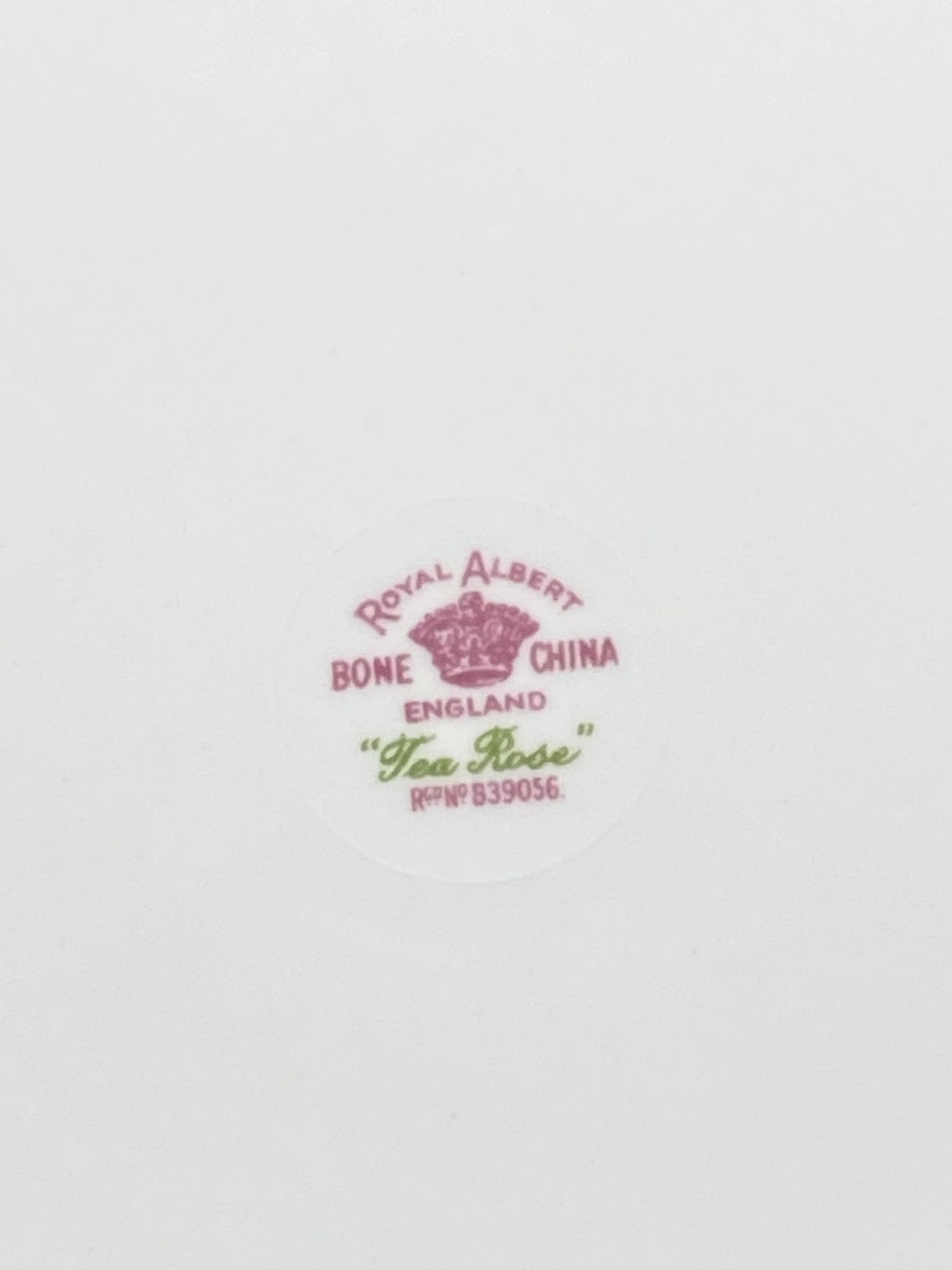 Royal Albert Bone China Round Serving Platter with Tab Handles | Tea Rose Pattern