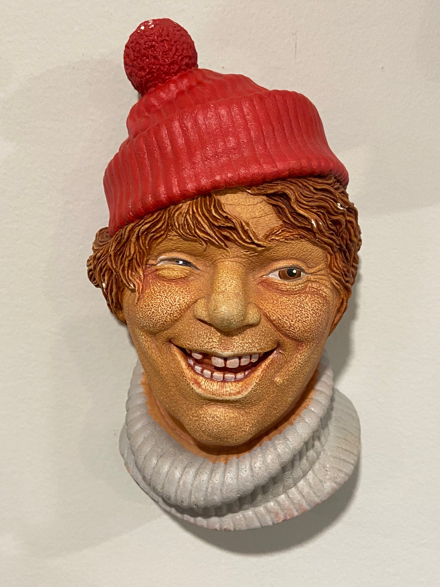 Vintage Chalkware Heads