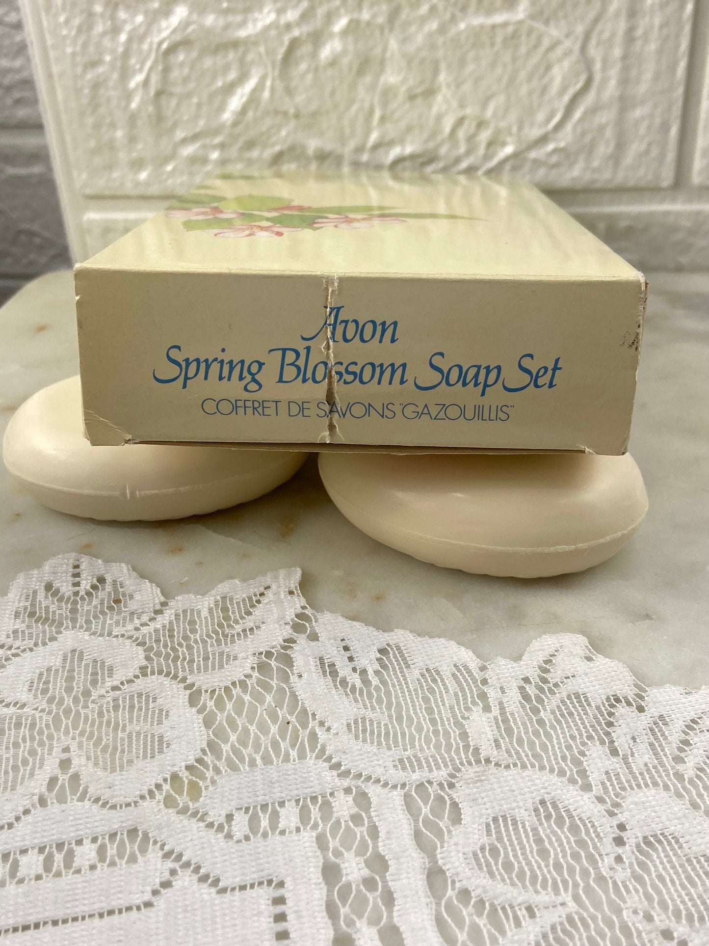 Vintage Avon Spring Blossom Soap Set