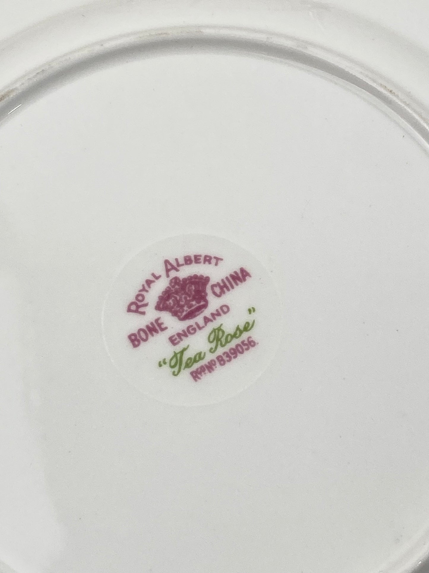 Royal Albert Bone China Side Plate 6.5” | Tea Rose Pattern
