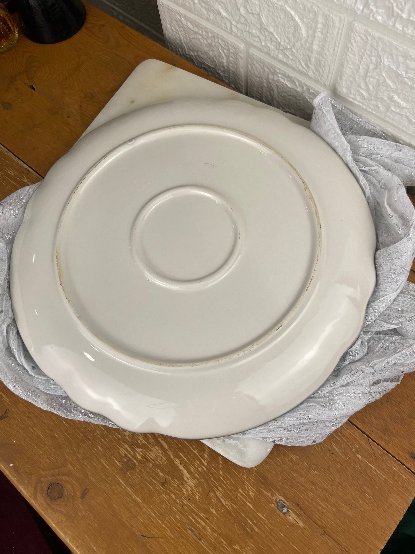 Red Cardinal Ceramic Christmas Plate
