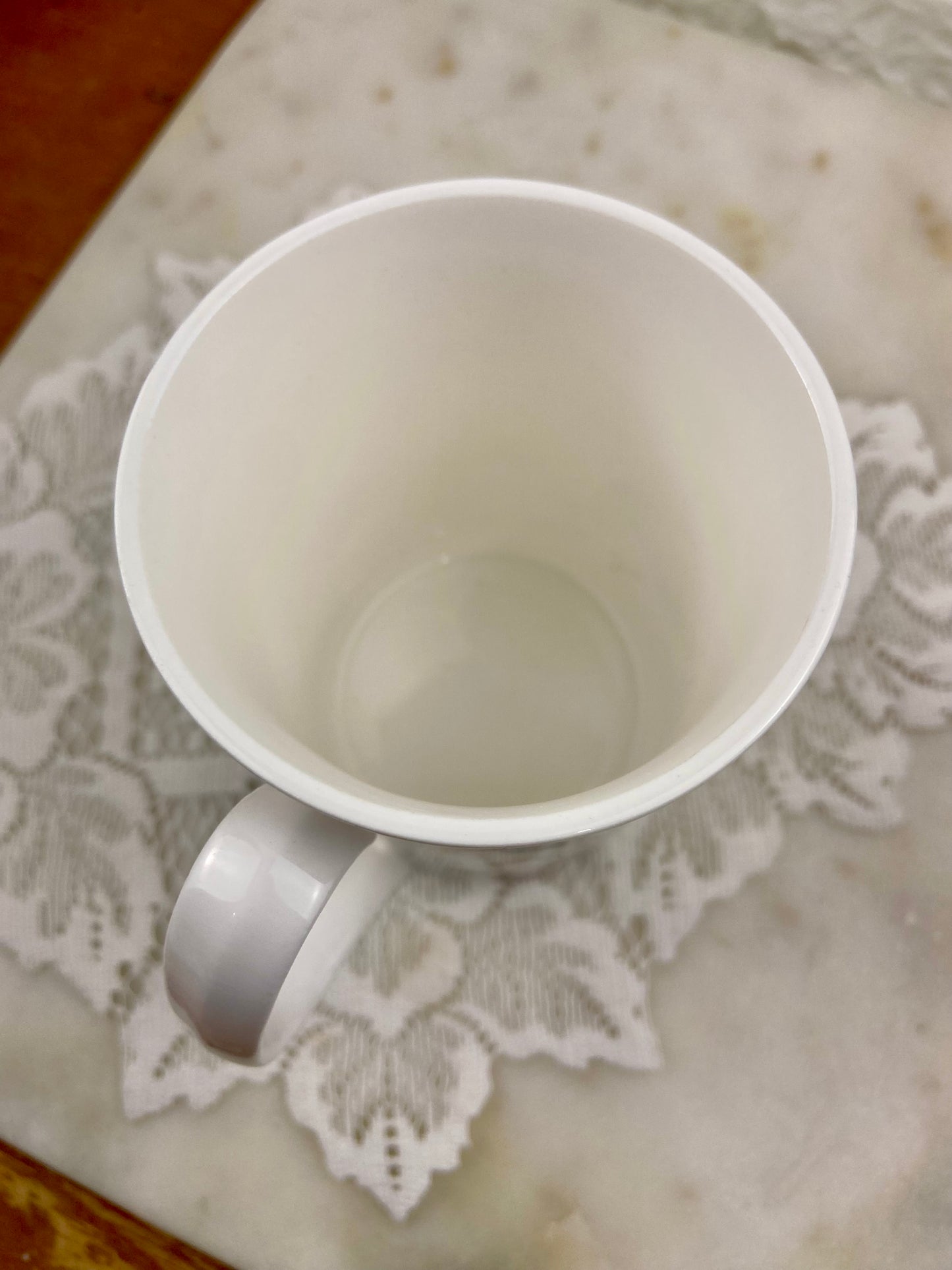 Butterflies and Berries Fine Bine Porcelain Coffee Mug by Queensway