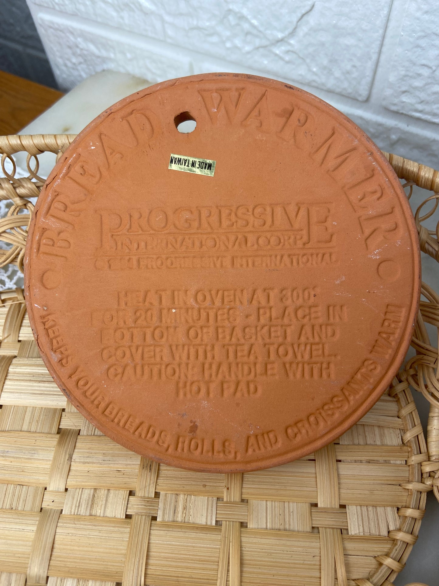 Sunflower-Shaped Terracotta Bread Warmer