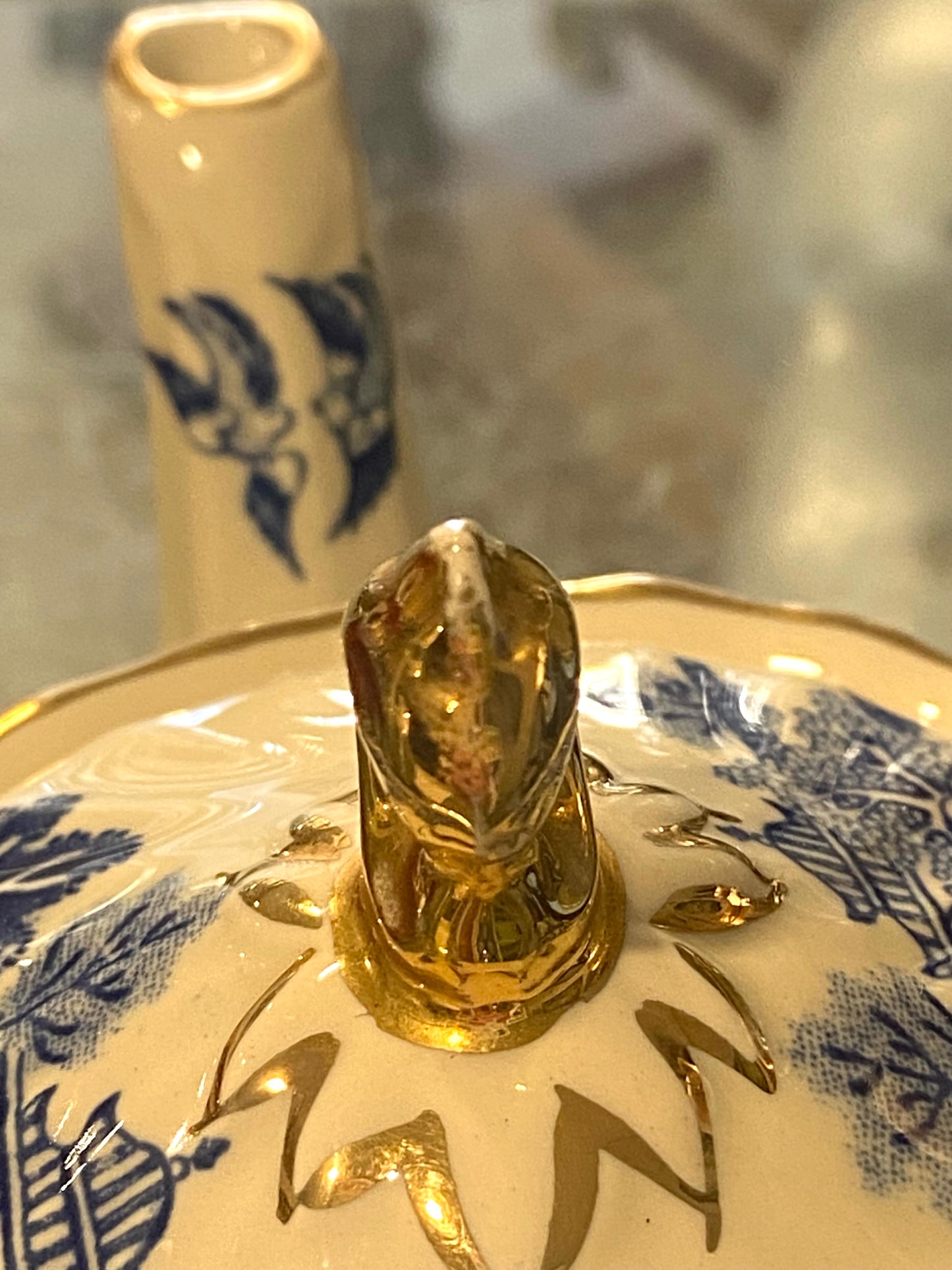 Sadler Porcelain Teapot | Blue Willow Pattern