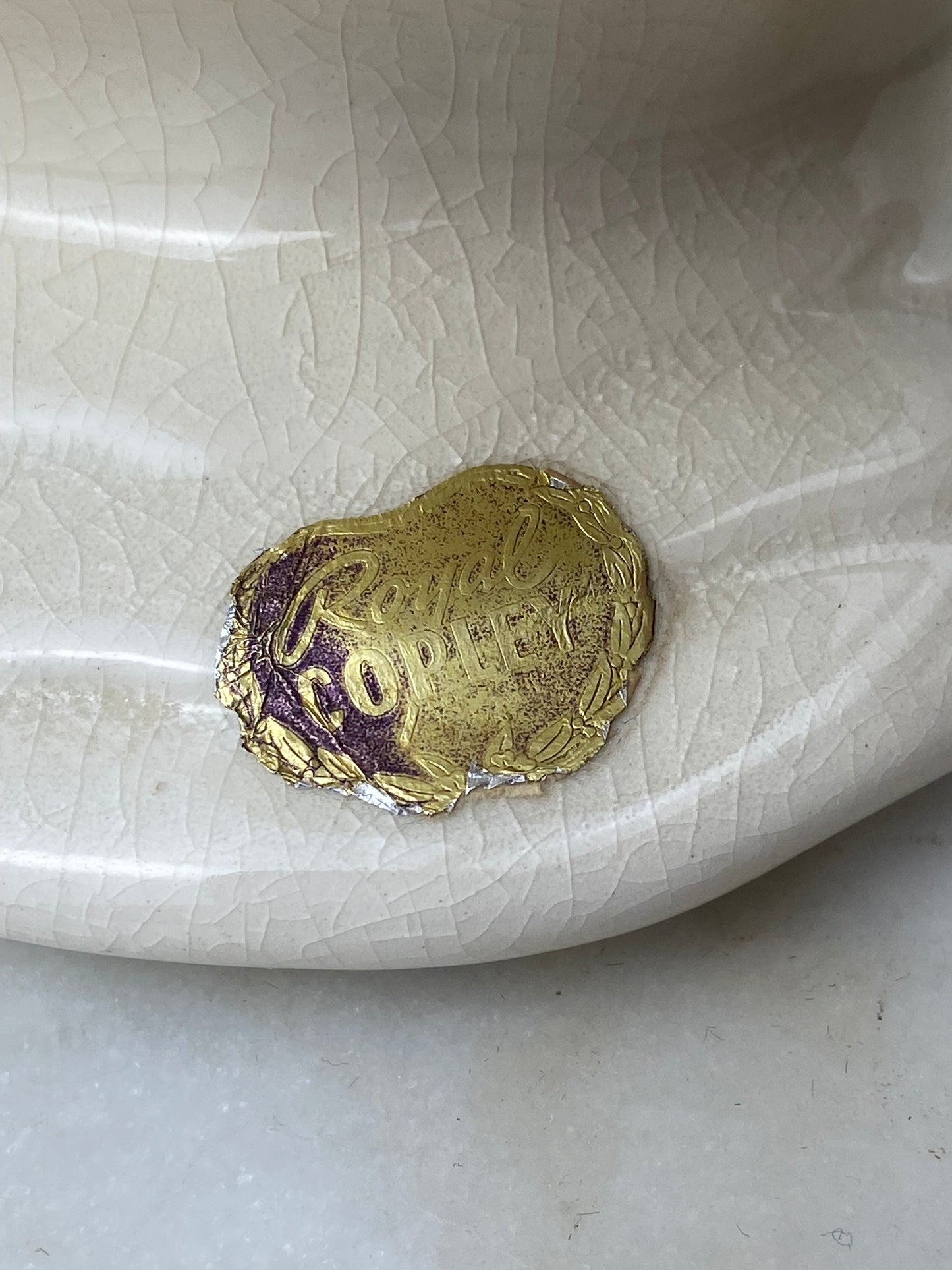 Porcelain Hen by Royal Copley