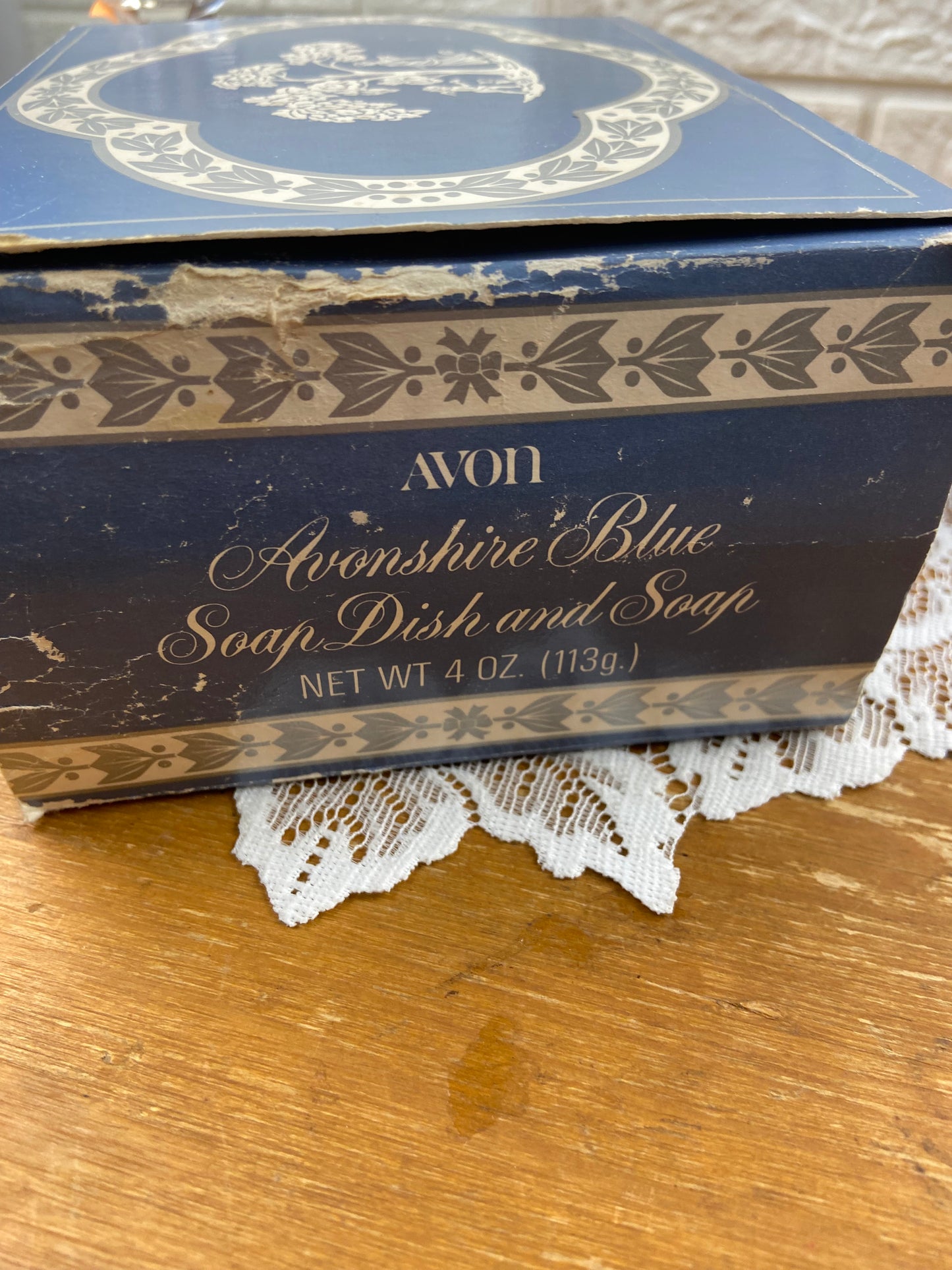 Vintage Avon | Avonshire Blue Soap Dish and Soap
