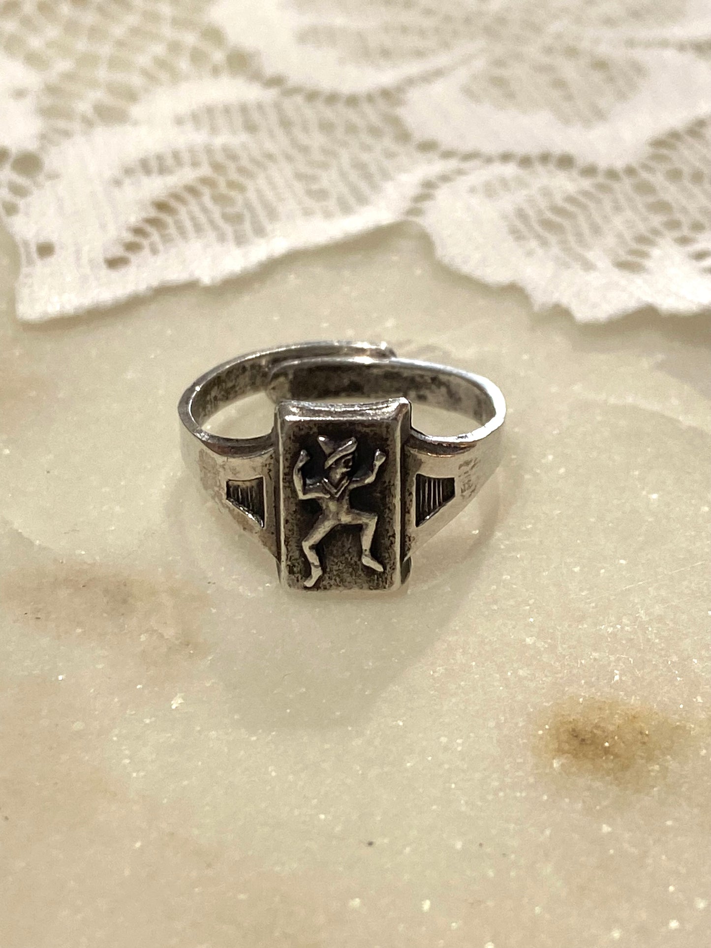 Silver (925) Girl Guides Adjustable Ring
