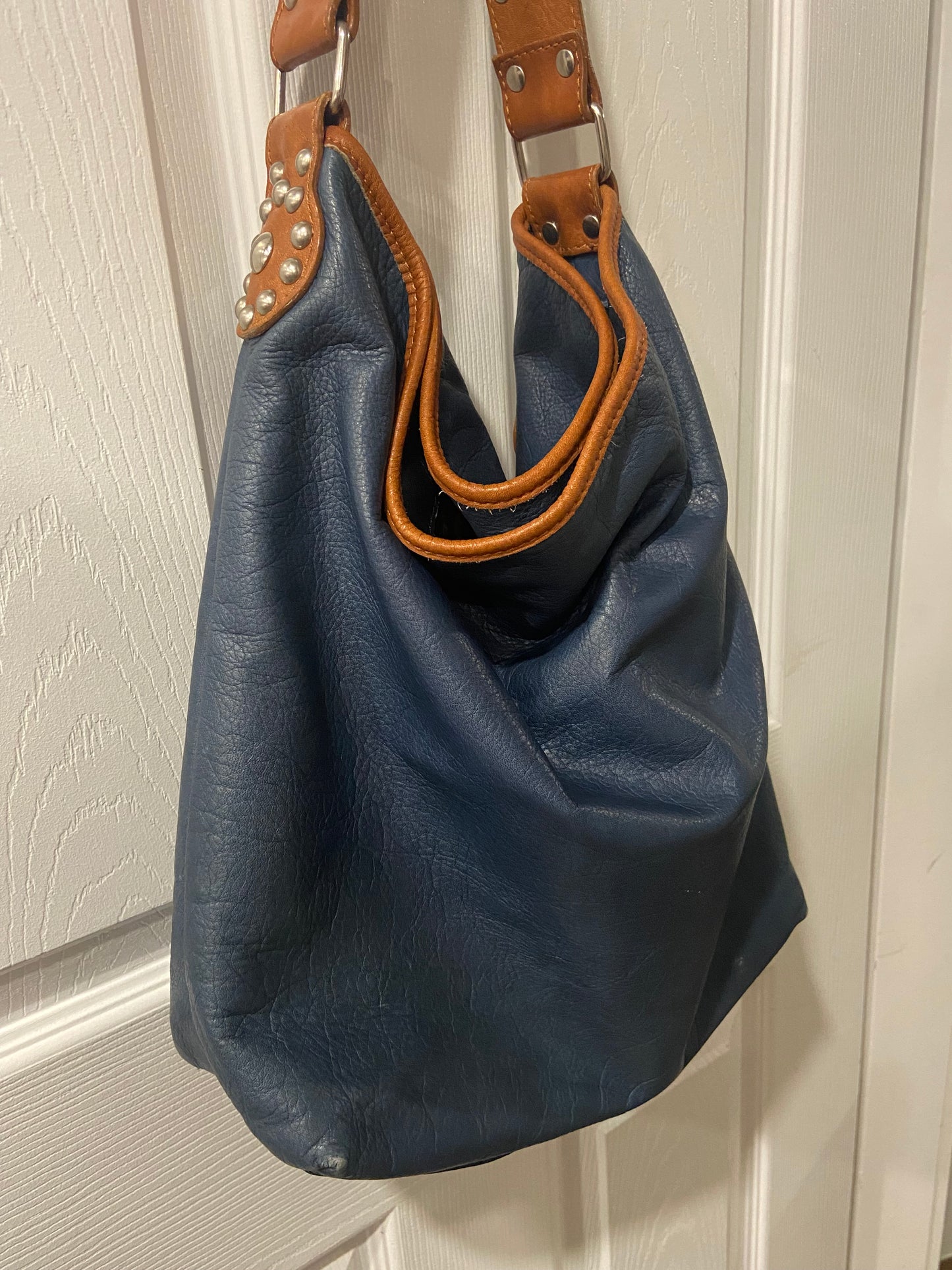 Vintage Maurizio Taiuti Leather Tote Bag