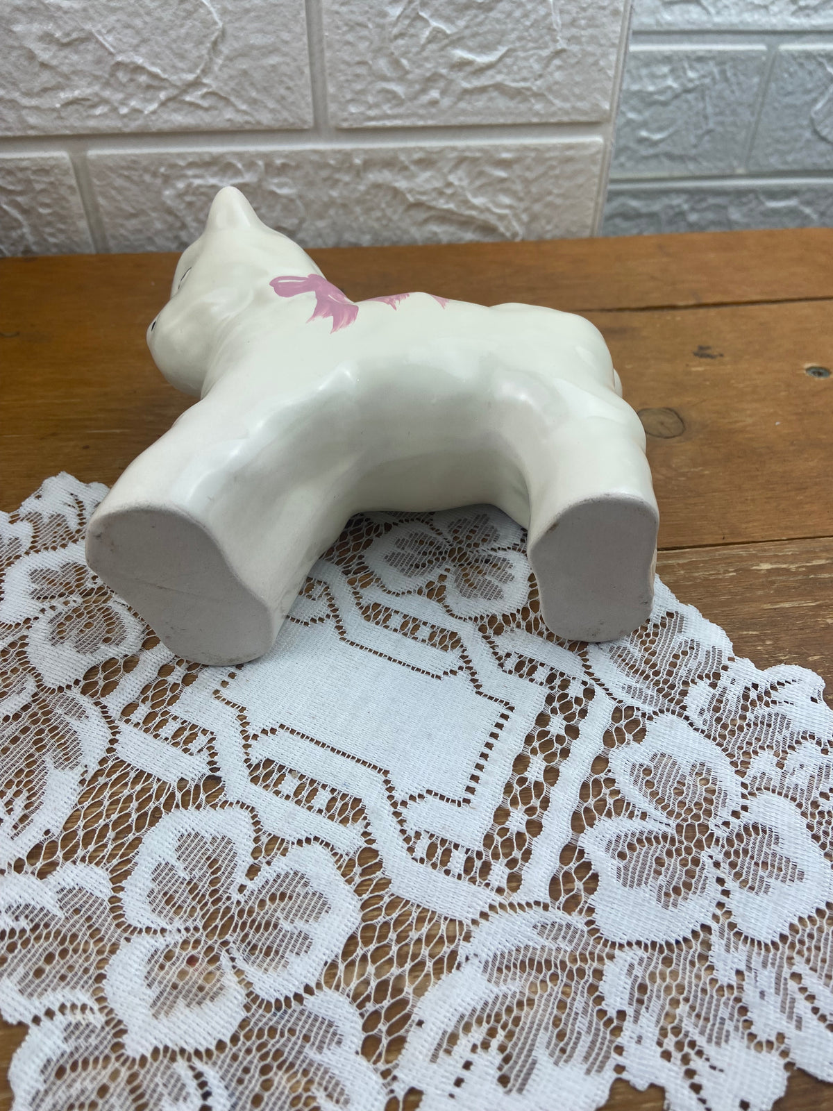 Hand Painted Ceramic Lamb Planter