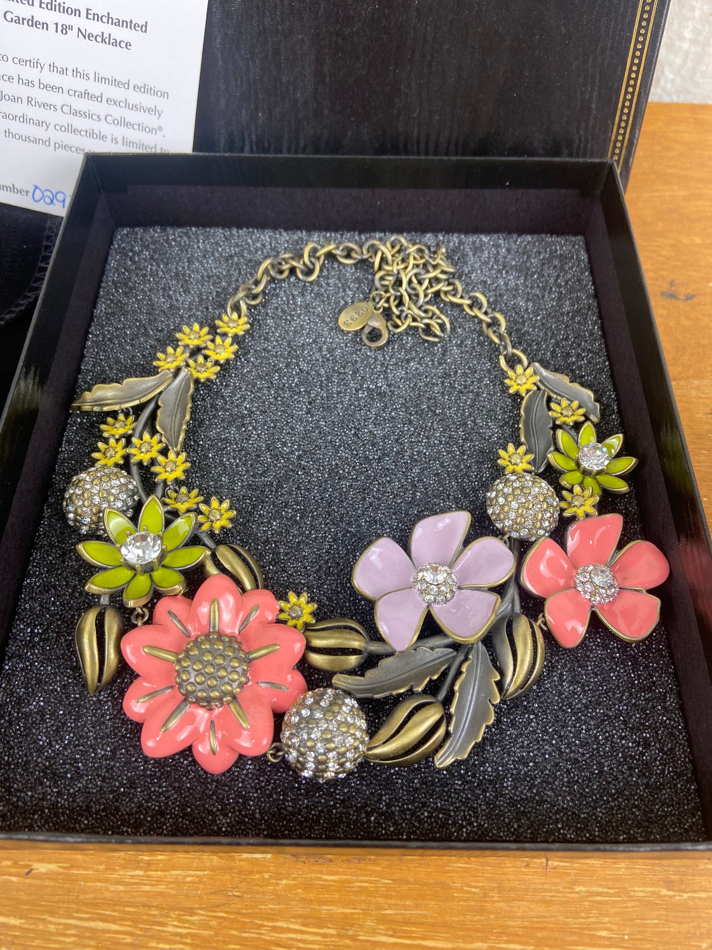 Limited Edition 'Enchanted Garden' Necklace by Joan Rivers