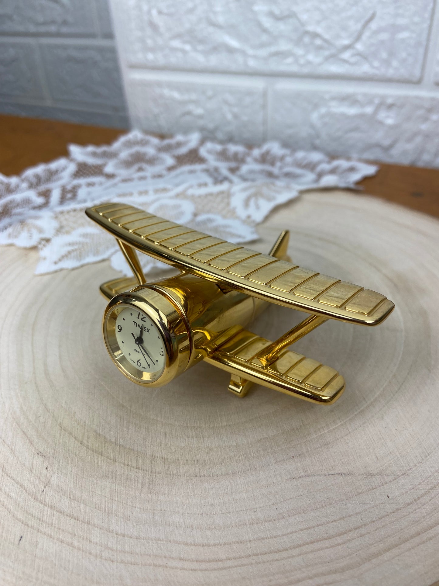 Timex Airplane Novelty Mini Clock