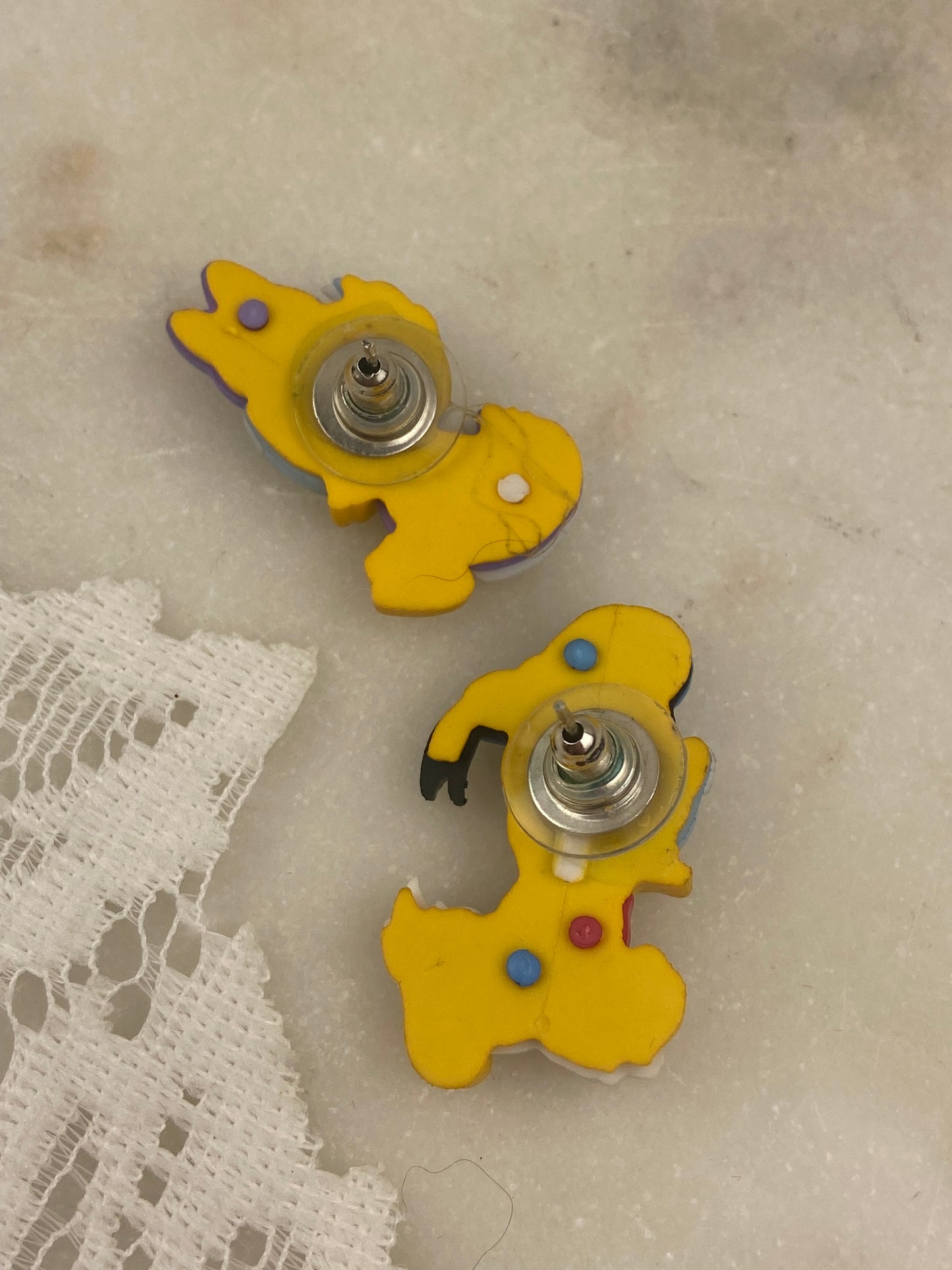 Daisy and Donald Duck Earrings