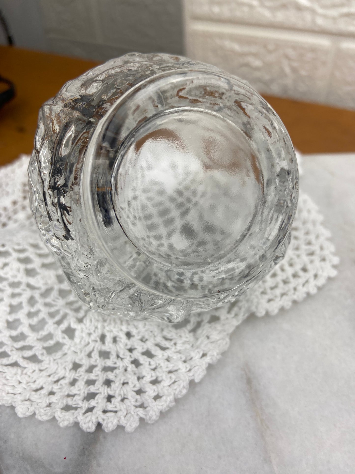 Textured Glass Candle Votive