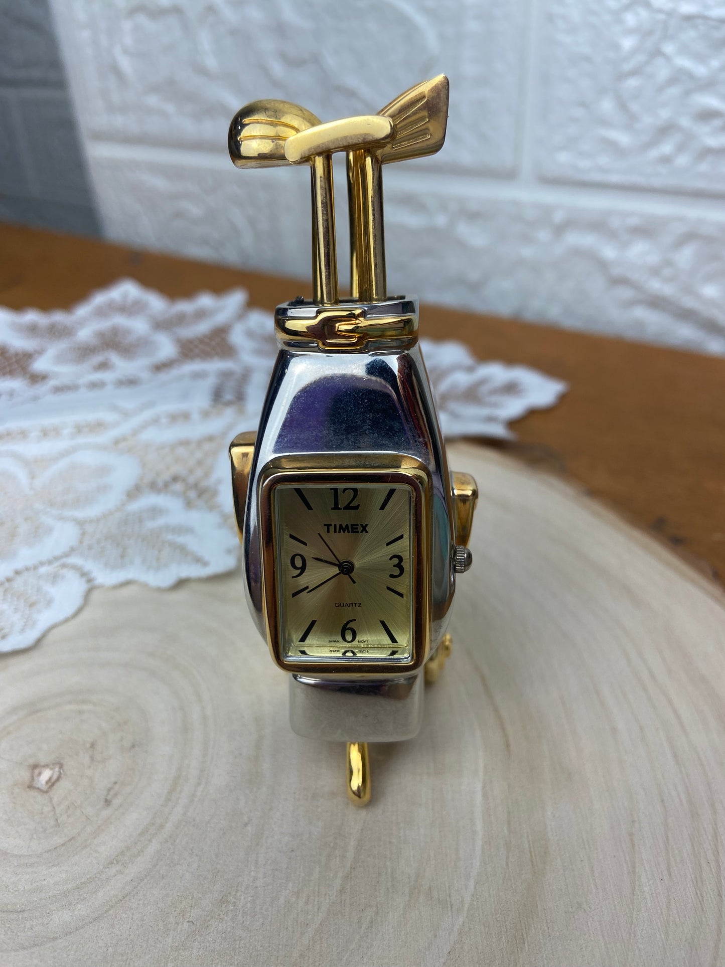 Timex Golf Bag Novelty Mini Clock