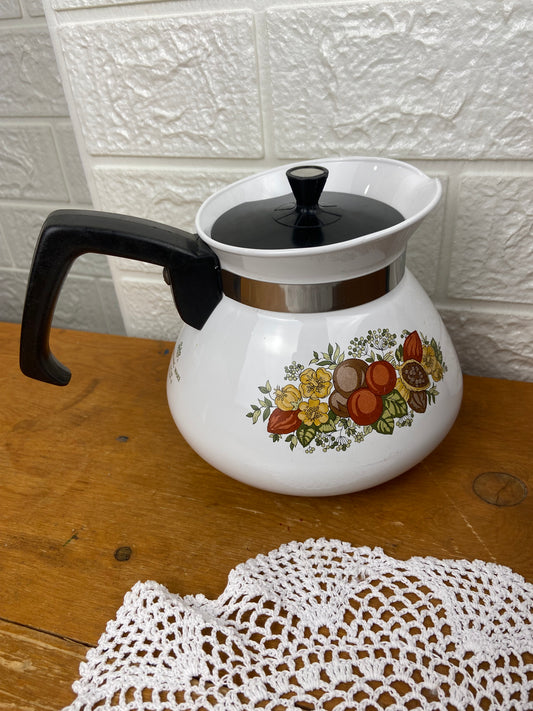 Corning 6 Cup Coffee Pot; ‘Spice O’ Life’ Pattern