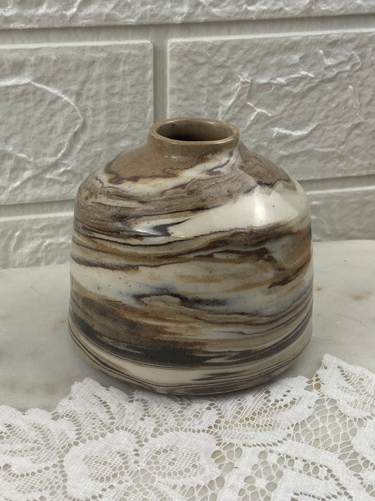 Pottery Reed Diffuser, Marble Glaze