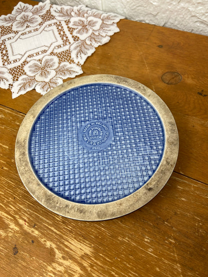Ceramic Ashtray and Pipe Rest with Cork Tapper