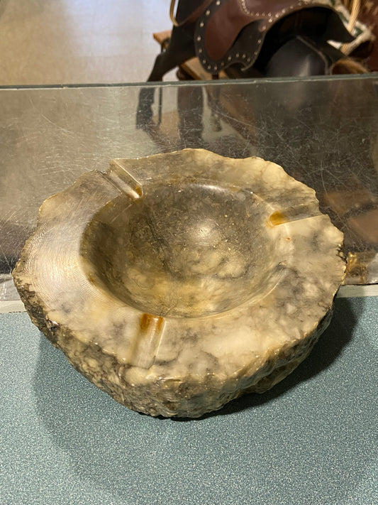 8” Authentic Alabaster Ashtray