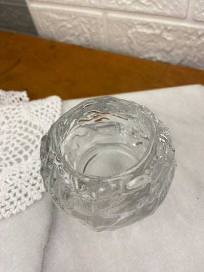 Textured Glass Candle Votive