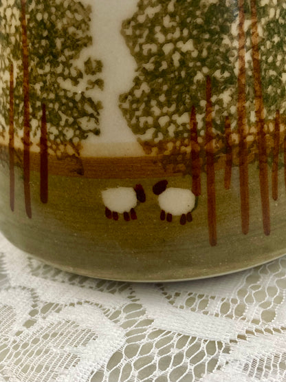 Handcrafted Creamer | Rural Blacknose Sheep Design