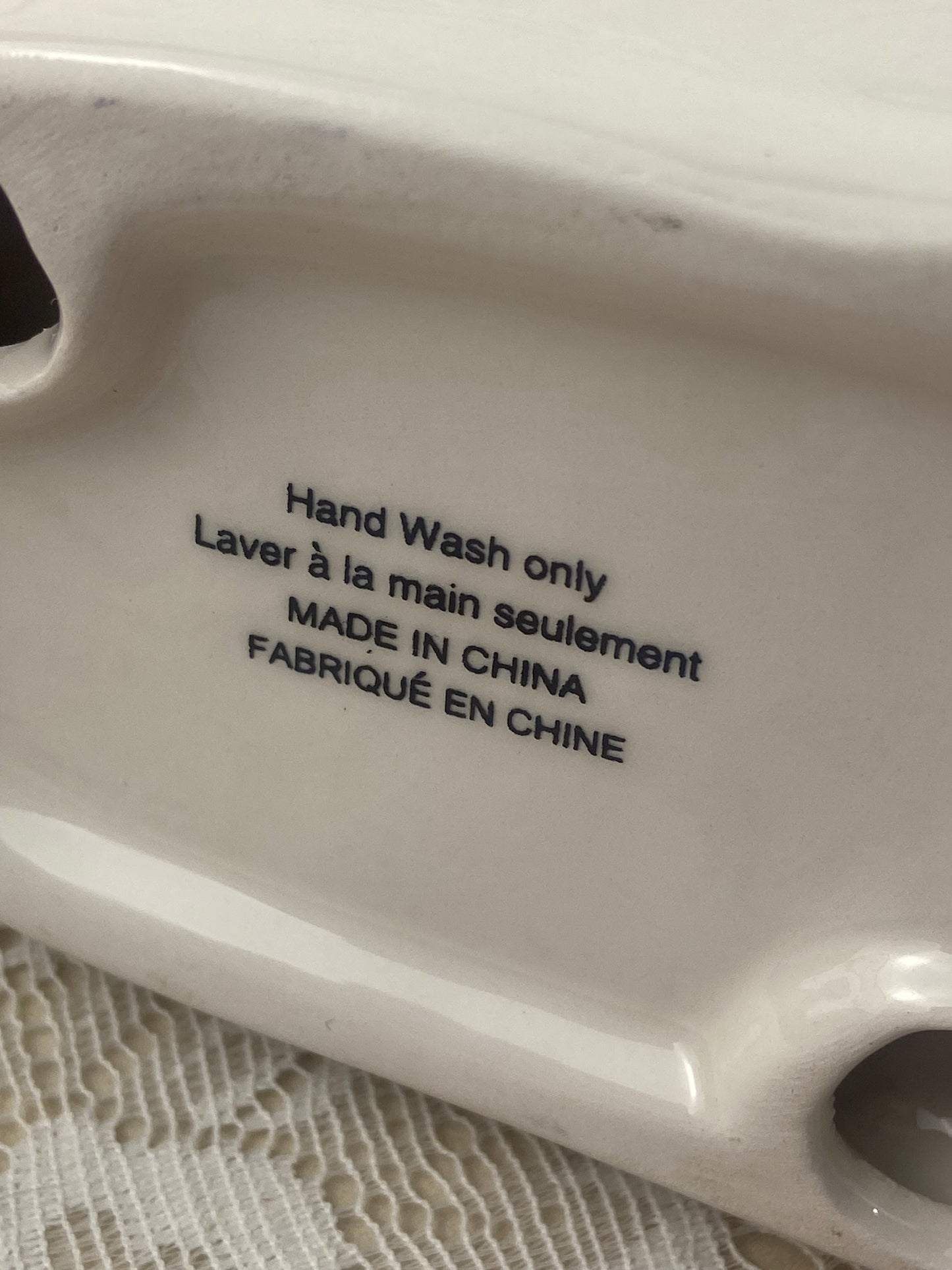 Porcelain Bunny Napkin Holder