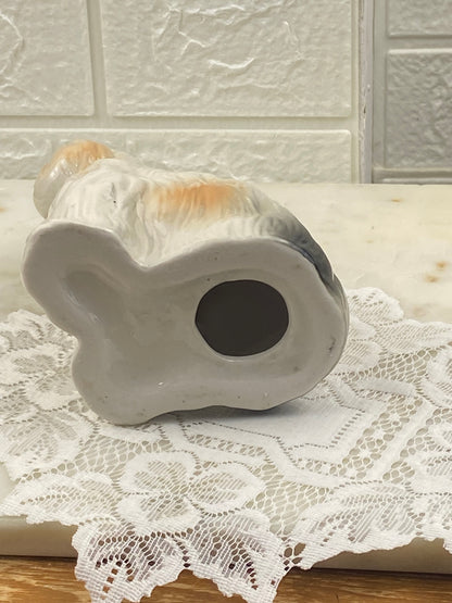 Hand Painted Porcelain Sheepdog ***DAMAGED***