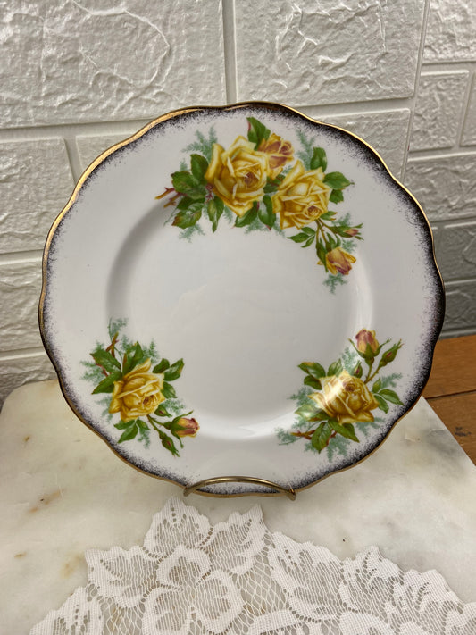 Royal Albert Bone China Luncheon Plate 8.25” | Tea Rose Pattern
