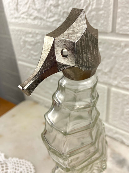 Vintage Avon | Seahorse Bath Oil Decanter [Empty]