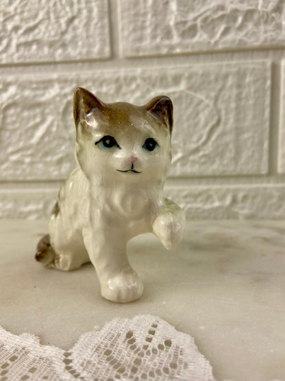 Small Hand Painted Porcelain Cats