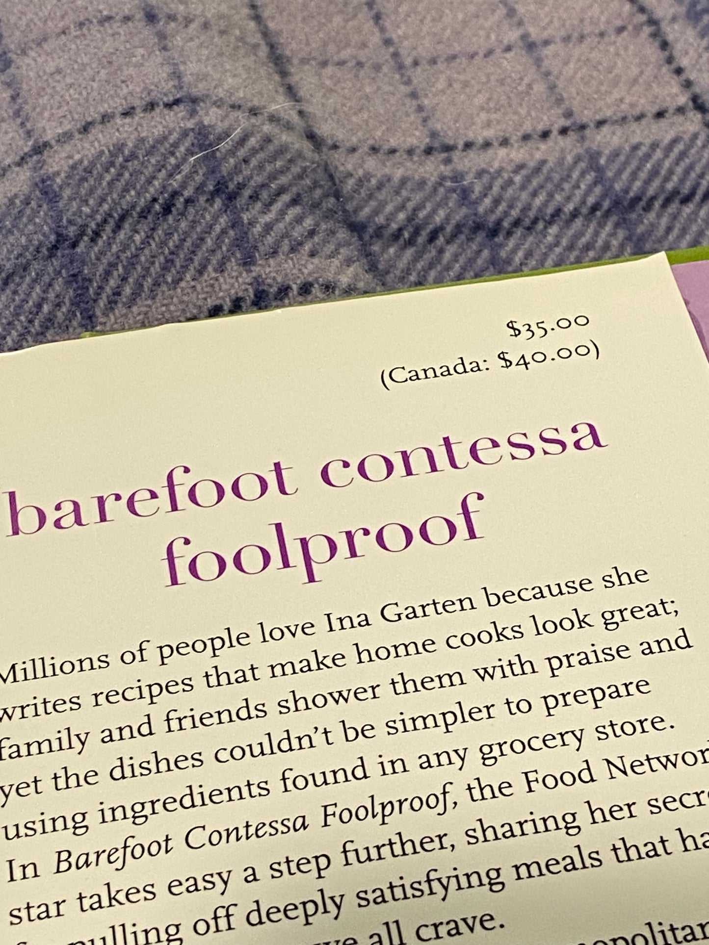 Barefoot Contessa Foolproof by Ina Garten | Hardcover Recipe Book