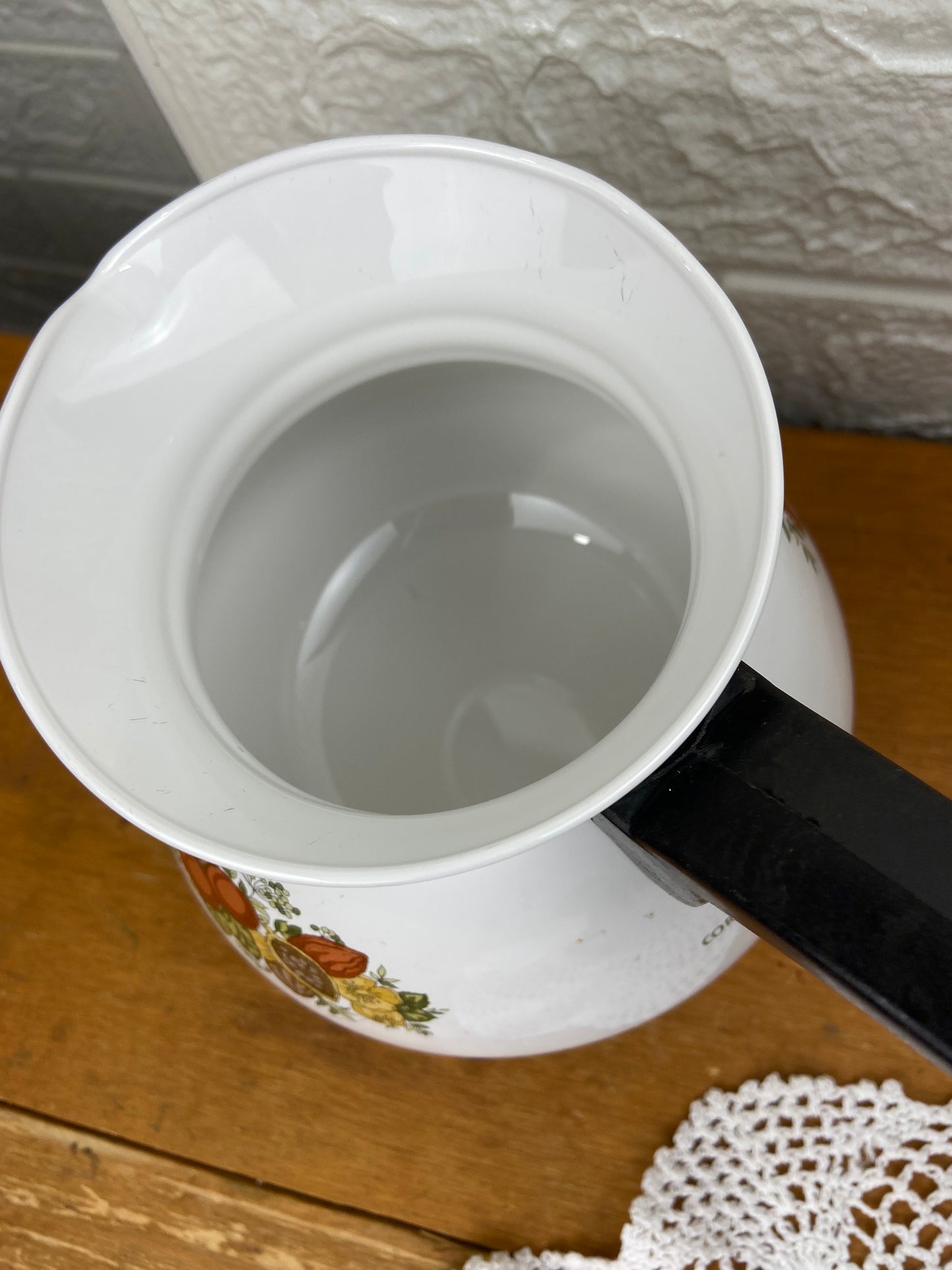 Corning 6 Cup Coffee Pot; ‘Spice O’ Life’ Pattern