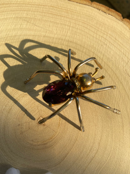 Vintage Spider Brooch