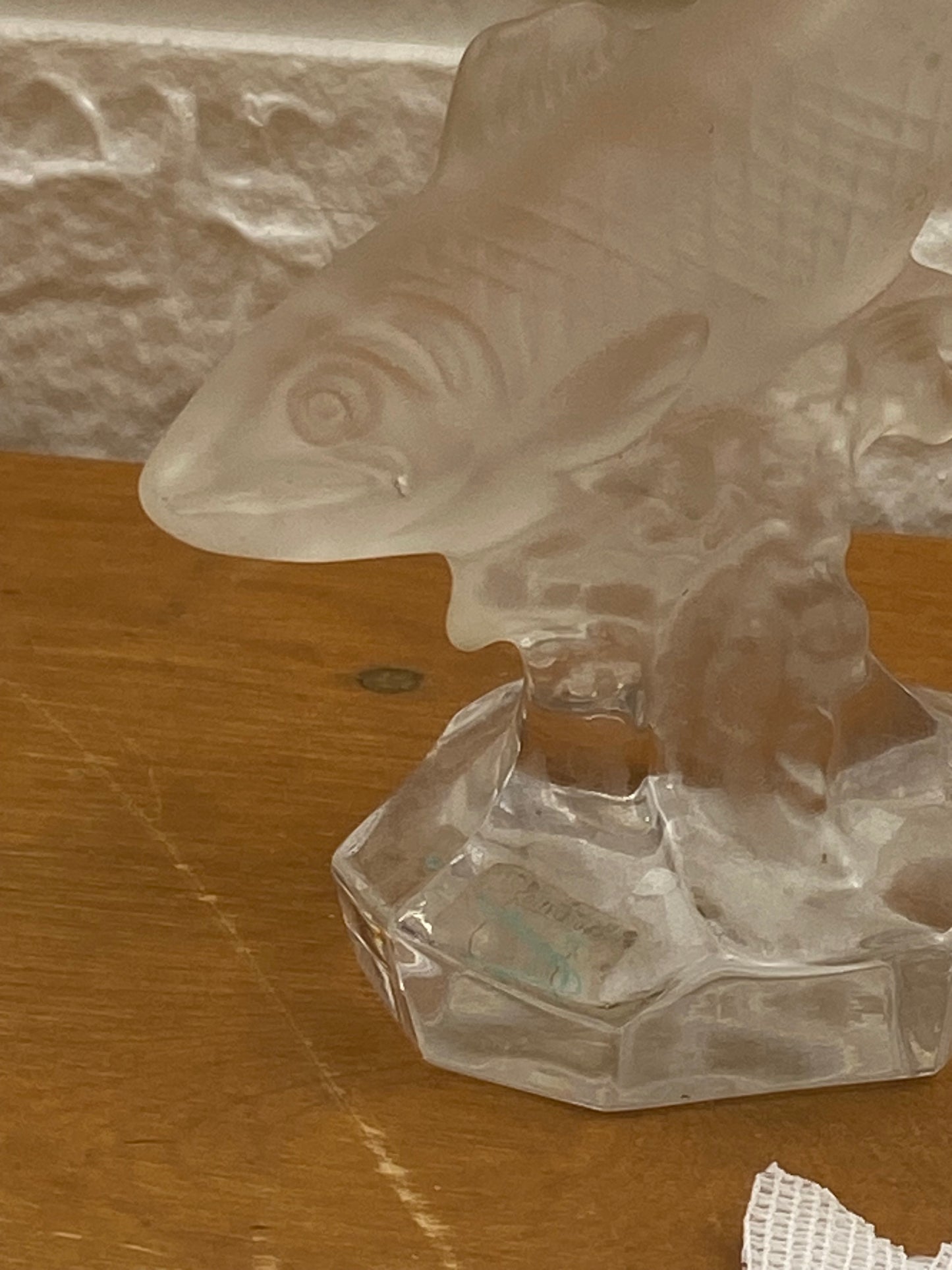 Crystal Fish Paper Weight by Goebel, Germany