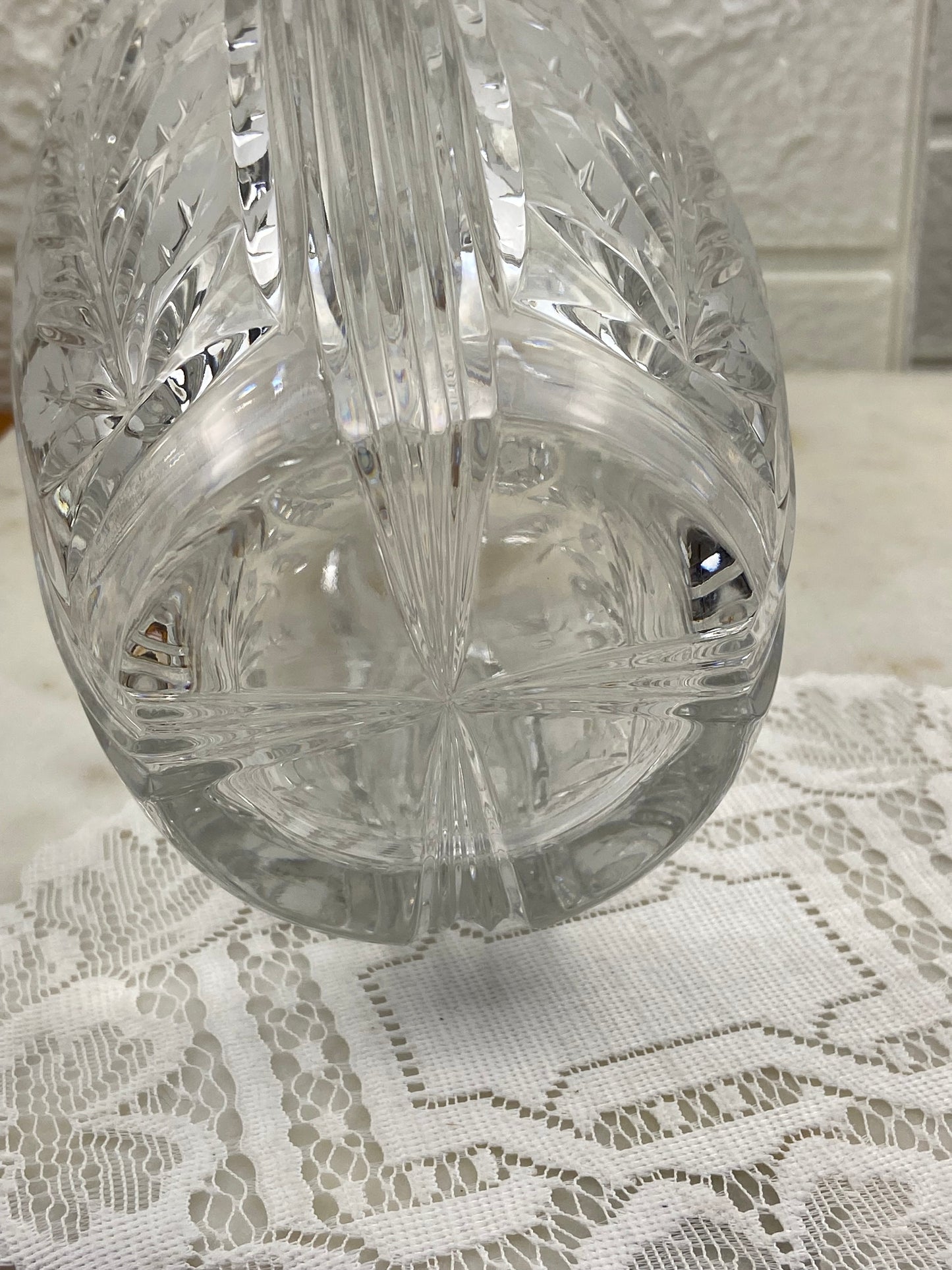 24% Lead Crystal Vase by Polonia | Polish Crystal