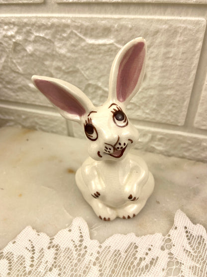 Small Porcelain Hand Painted Hare/Bunny Figurine