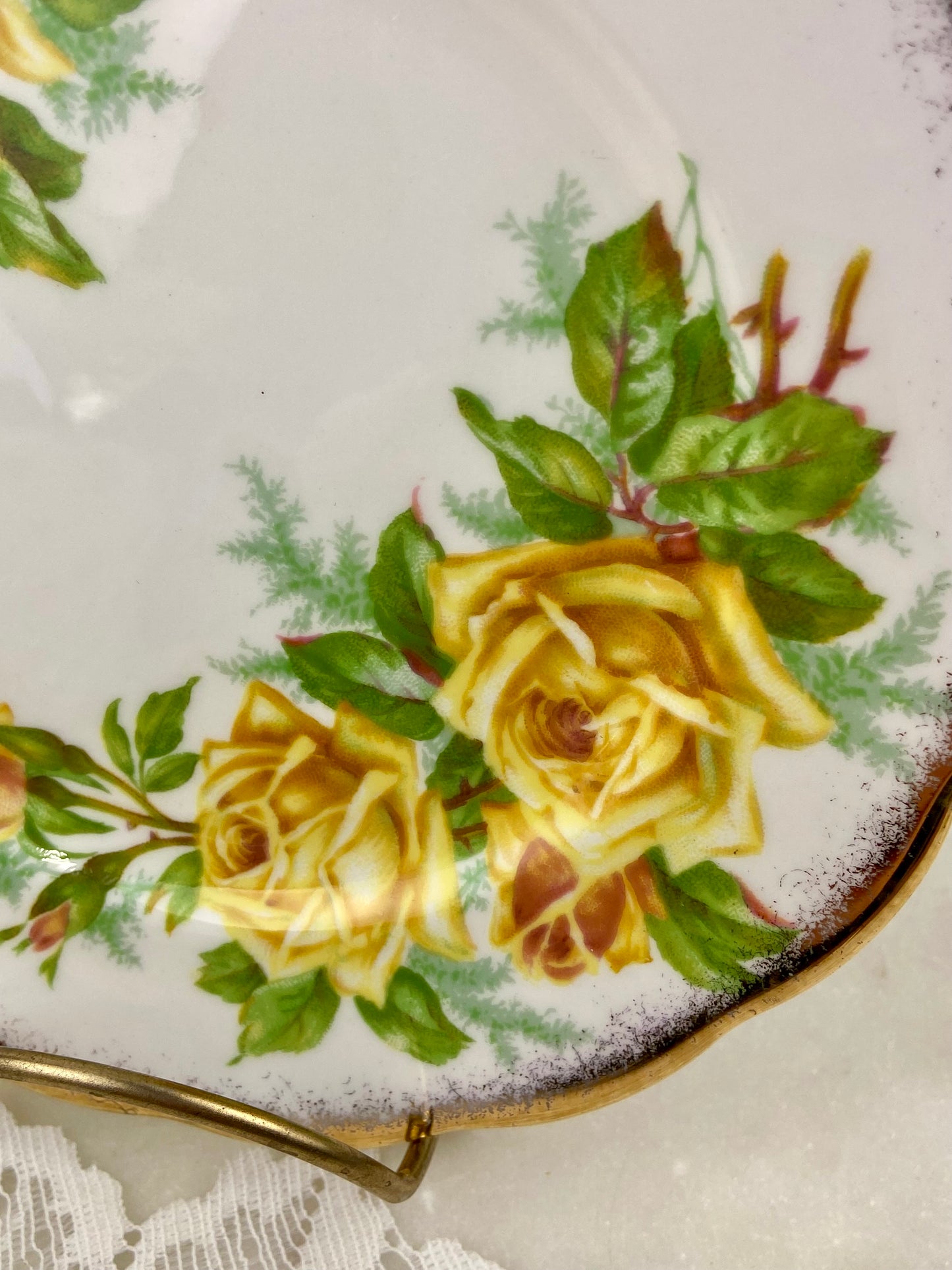 Royal Albert Bone China Side Plate 6.5” | Tea Rose Pattern