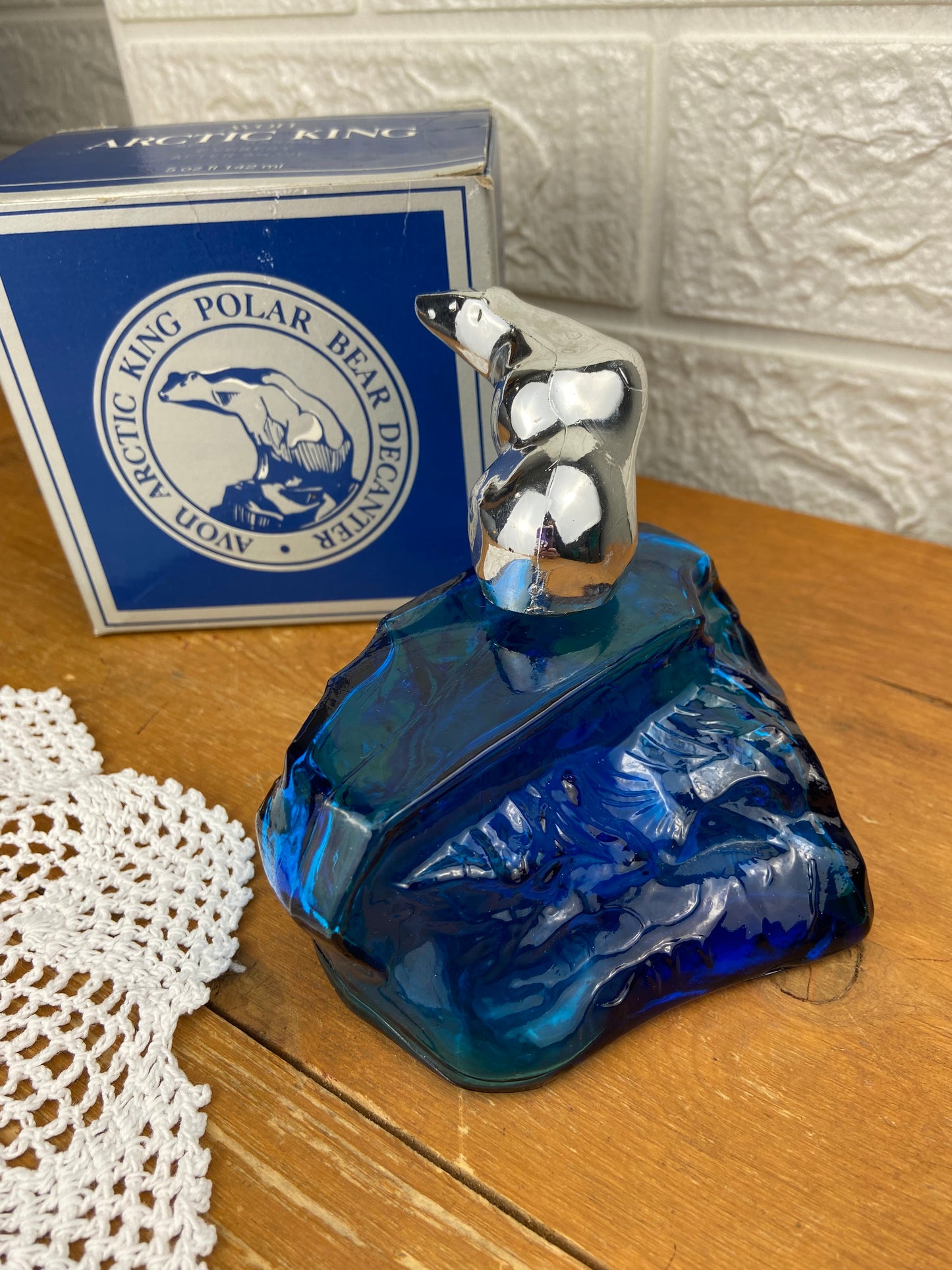 Vintage Avon | Arctic King Polar Bear After Shave Decanter (Empty)