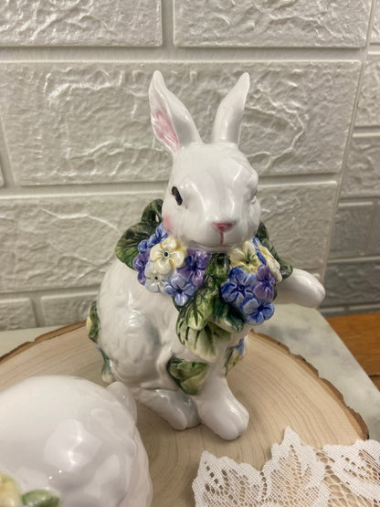6” Porcelain Bunny | Lidded Container