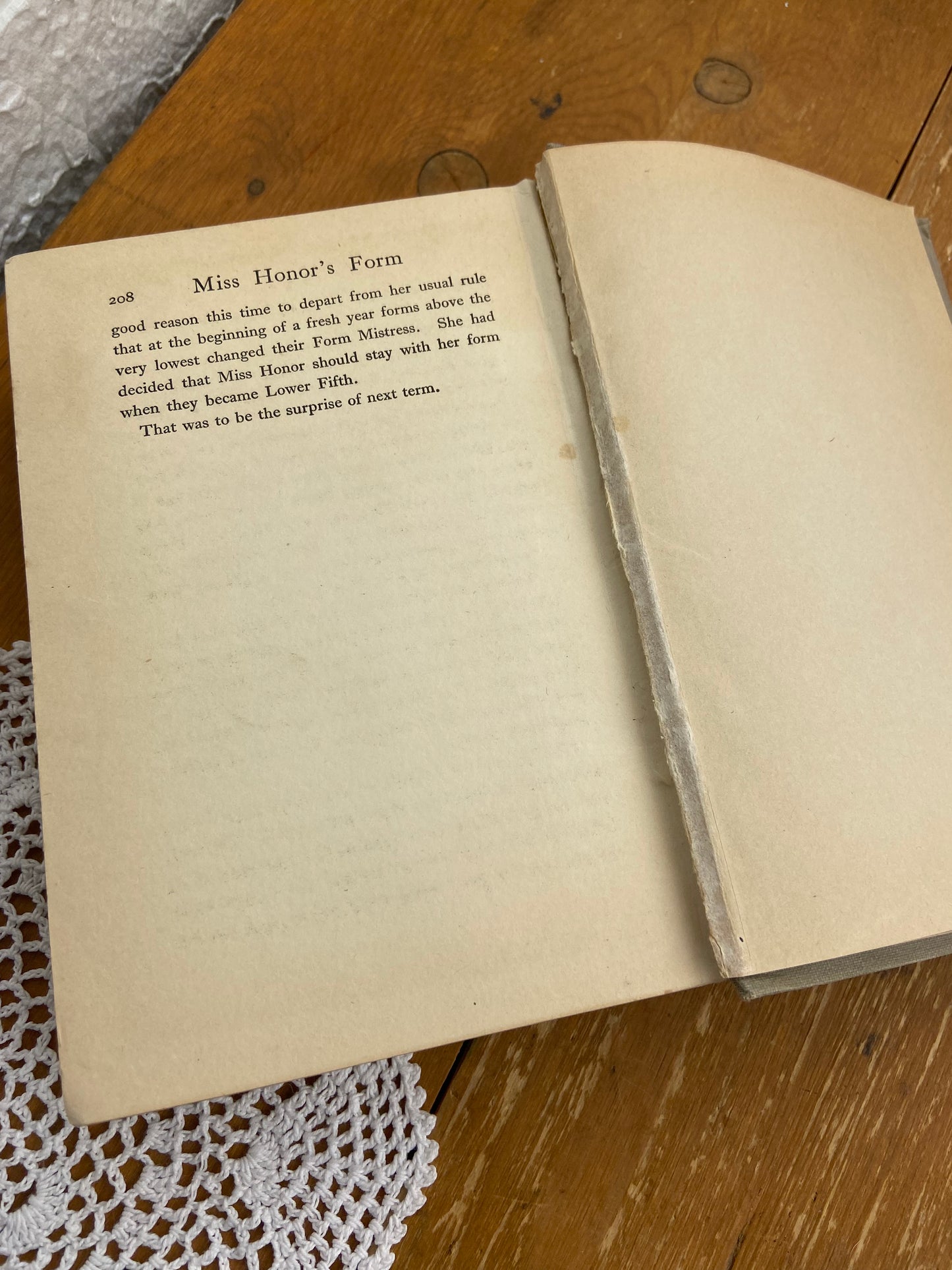 Miss Honor’s Form by E.C. Matthew’s