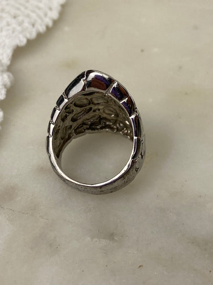 Pebbled Metal Ring