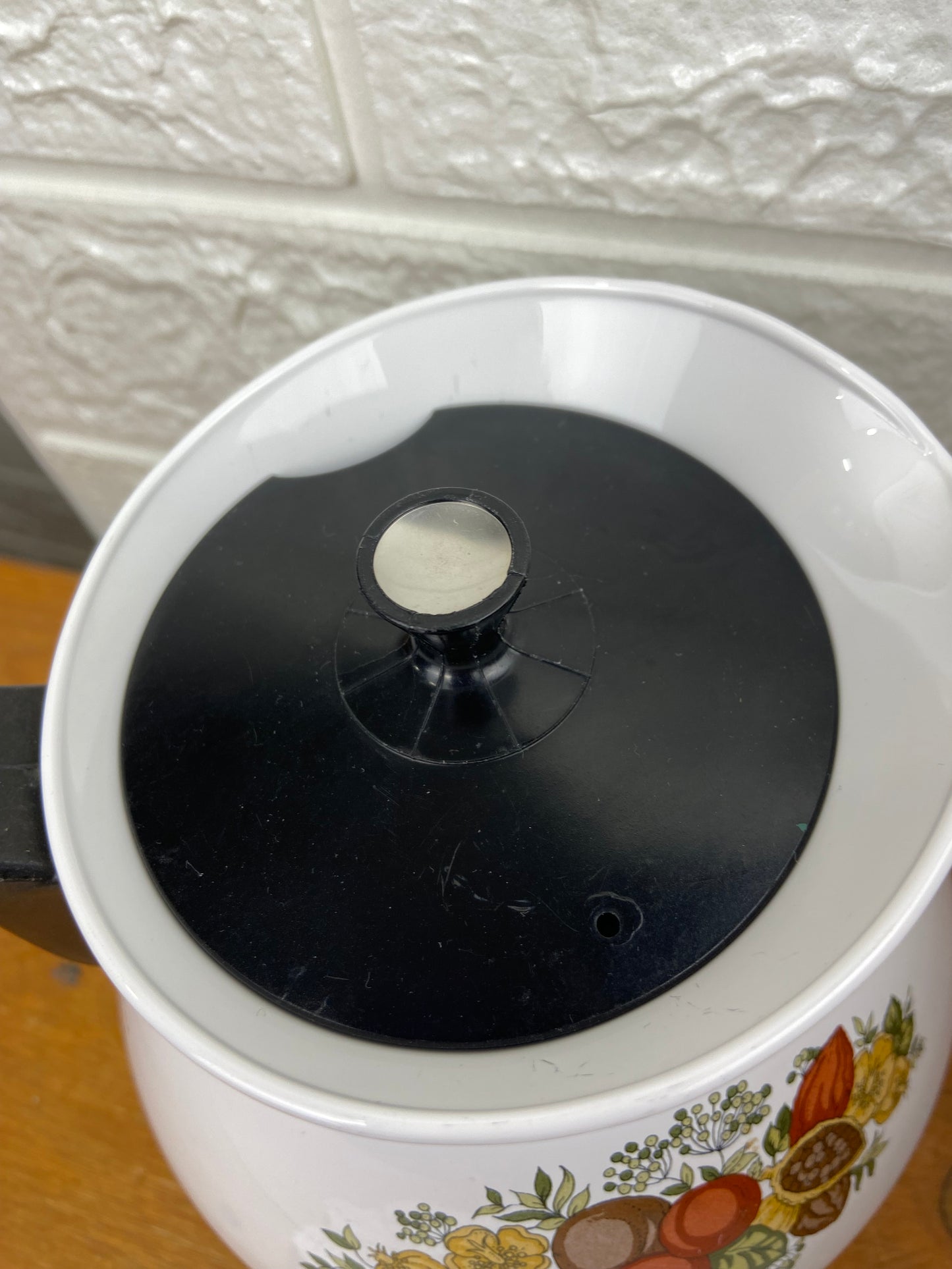 Corning 6 Cup Coffee Pot; ‘Spice O’ Life’ Pattern