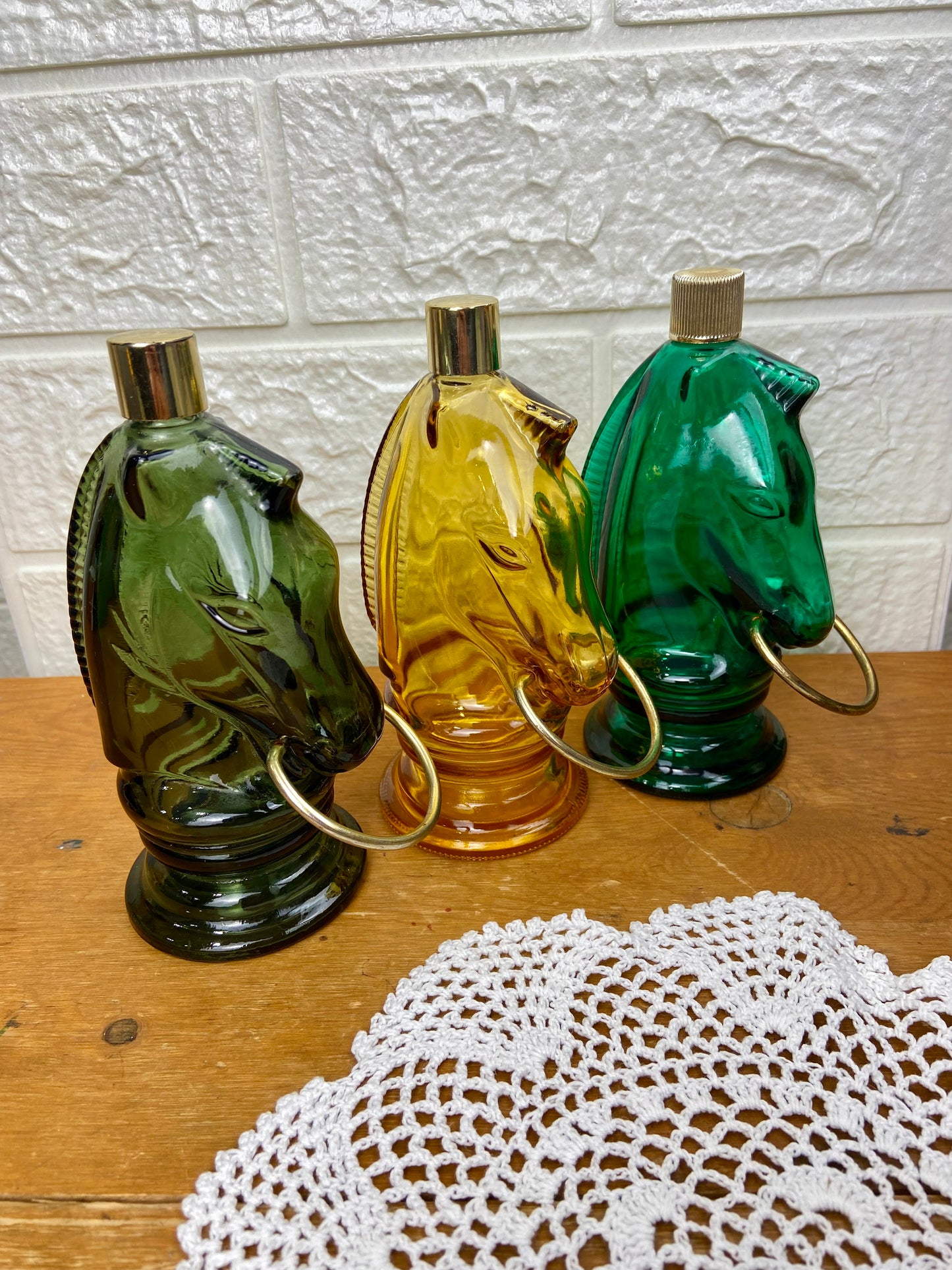 Vintage Avon | Glass Horse Head; Aftershave Decanter (Empty)