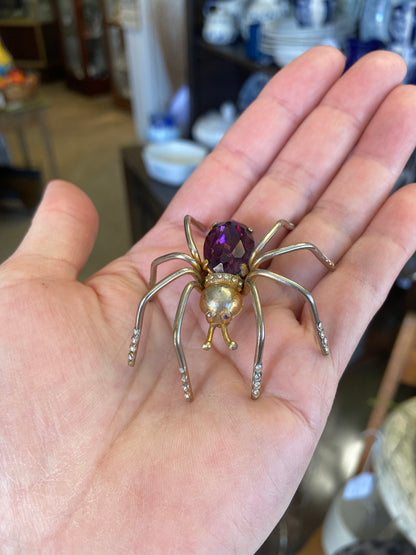 Vintage Spider Brooch