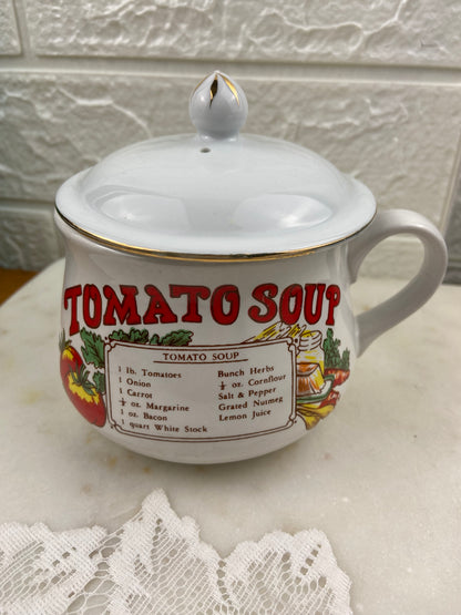 Recipe Soup Bowl with Lid