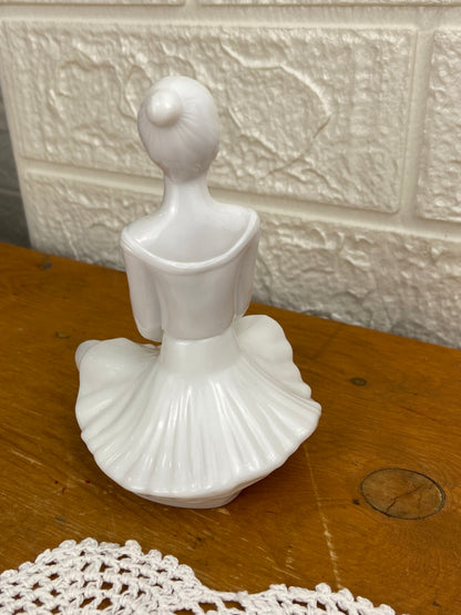 Vintage Avon | Seated Ballerina Cologne Decanter (Partially Full)