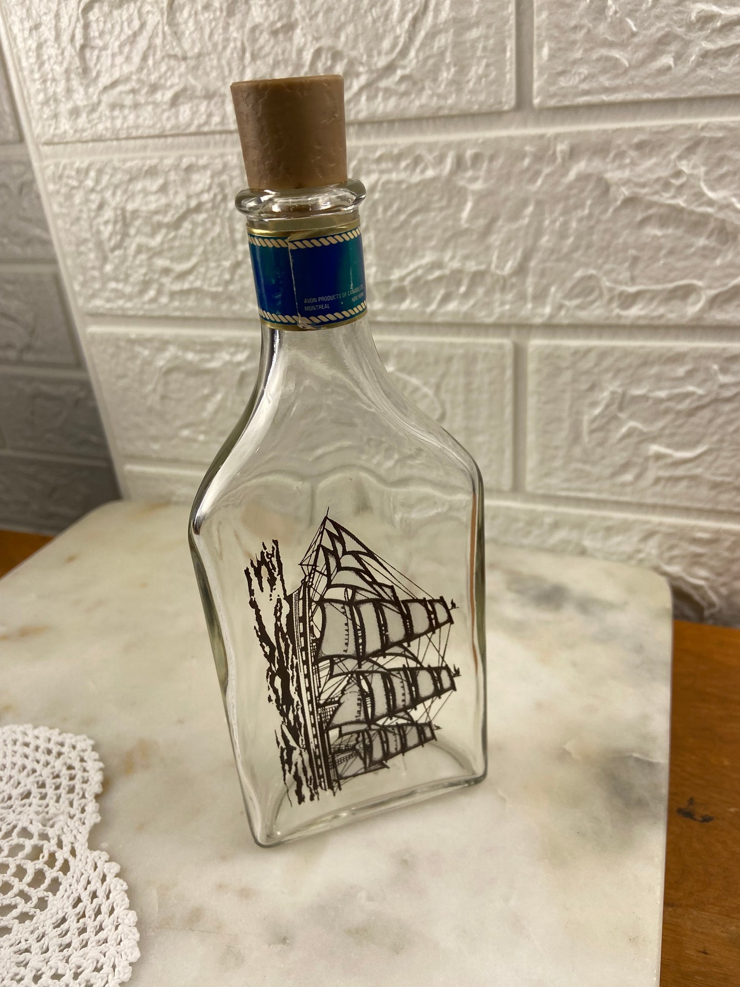 Vintage Avon | ‘Captain’s Pride’ Aftershave Decanter [Empty]